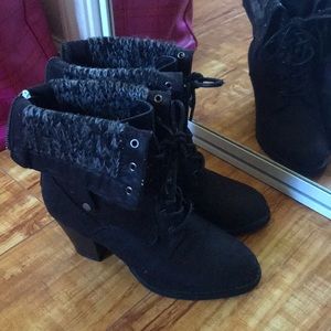 Black Heeled Booties